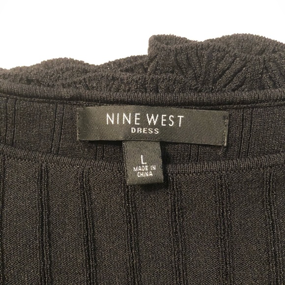 Nine West light sweater dress. Size Large. - Picture 8 of 8
